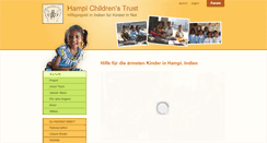 Desktop Screenshot of hampi-childrens-trust.com